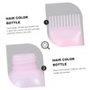 Minkissy 3pcs Root Comb Applicator Bottles Hair Dye Applicator Graduated