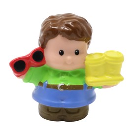 Little People Replacement Part for Fisher-Price Collectible Happy Sounds Home Dollhouse Playset - P3329 - Replacement Dad Figure - Carrying Coffee and Sunglasses