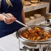 4 Pack Stainless Steel Serving Spoons, 12 Inch Large Buffet