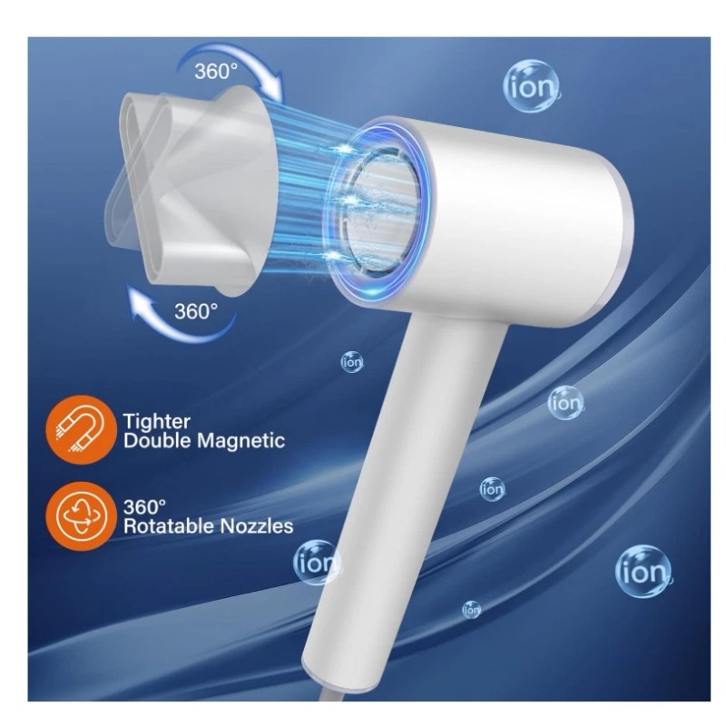 Doxivo Hair Dryer 130000 RPM Professional High Speed Ionic Blow
