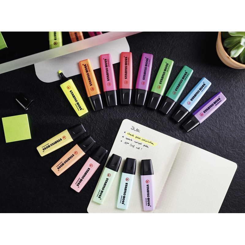 Highlighter - STABILO BOSS ORIGINAL Pastel - Pack of 1