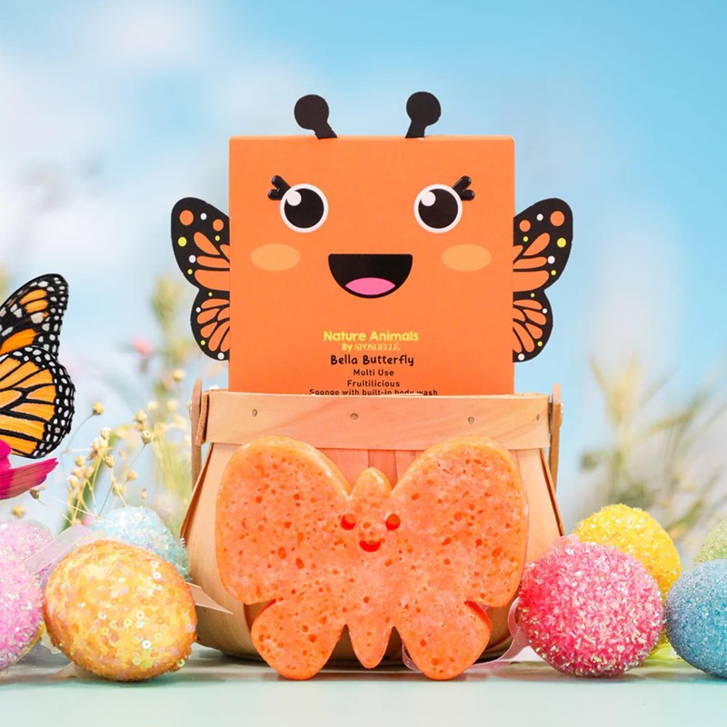 Spongelle Nature Animals Bella Butterfly