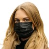 Jumbl black masks disposable 100 pack Protective 3-Ply Breathable Comfortable