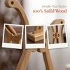 Bamboo Fan Display Stand, Sturdy Holder for Chinese Tuan Shan,