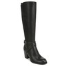 Naturalizer SOUL Womens Triya Block Heel Tall Boot Black Smooth