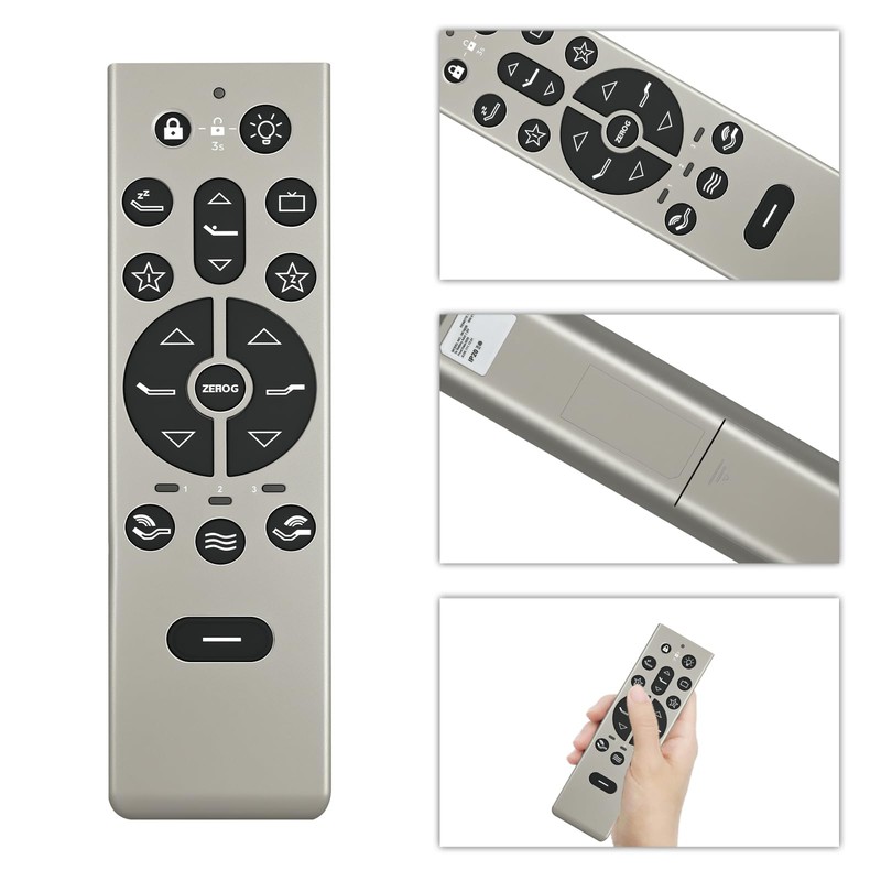 WDZP New Replacement Remote Control for Tempur-Pedic TEMPUR-Ergo Smart Adjustable