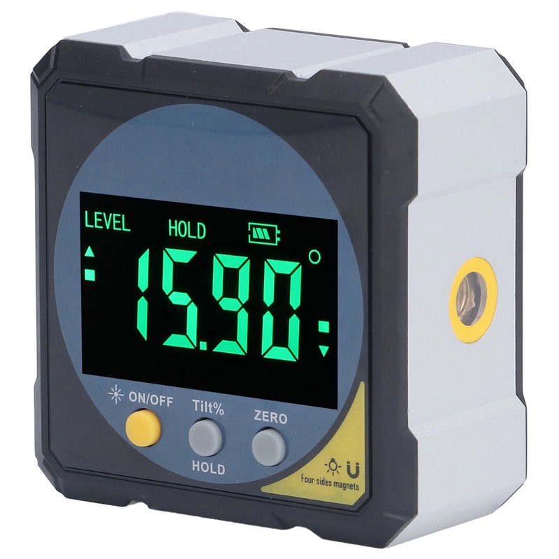 Digital Angle Finder Laser Magnetic Inclinometer Box Gauge Electronic Protractor