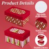 WEBEEDY 2 Sets DIY Christmas Plastic Canvas Box Kit Include