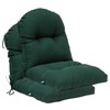 QILLOWAY Indoor Outdoor Seat Back Chair Pads Tufted Cushion, Spring/Summer