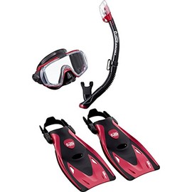 Tusa Visio Tri Adult Travel Set (Red, M (36 – 42 Inches))