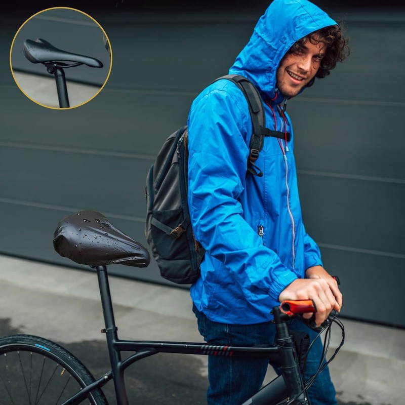 Cyiiifa Bicycle Saddle Cover, Waterproof, Electric Bicycle, Mamachari Electric Bicycle,