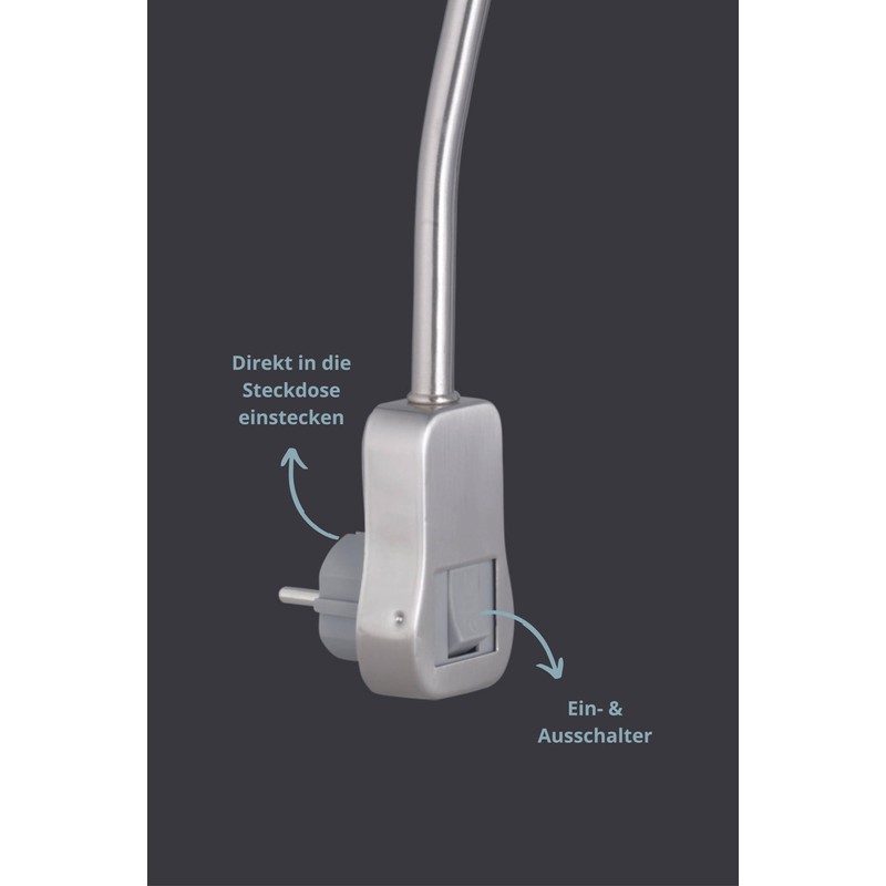 lightling Levin LED Socket Light, Plug Spot, Plug Light, Reading