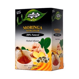 Dalgety Moringa with Ginger Herbal Infusion 40g Cartons 100% Natural, Caffeine Free Tea – Our Ginger and Smooth Moringa Flavour is Packed with Unique Health Benefits (6 Pack)