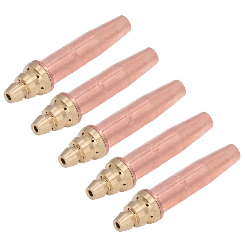 5PCS Cutting Tips Split Isobaric Propane Gas Welding Nozzles Machine