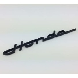 Honda Classic Emblem Black Cursive 215mm x 23mm Honda Monkey Gorilla Ape Charlie Ducks Dio Zoomer Little Cub
