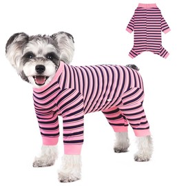 FEimaX Dog Recovery Suit After Surgery, Pet Abdominal Wounds Post Surgical Shirt for Dogs Cats, Puppy Spay Neuter Prevent Licking Onesie Alternative Bandages E-Collar & Cone