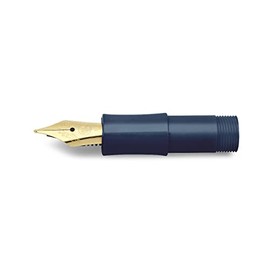 Kaweco Fountain pen nib, classic, medium M, stainless steel nib, gold, plastic nib, navy blue