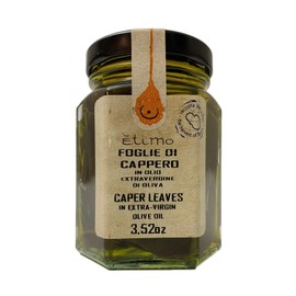Etimo Pantelleria Caper Leaves in Extra Virgin Olive Oil 3.52 Ounces