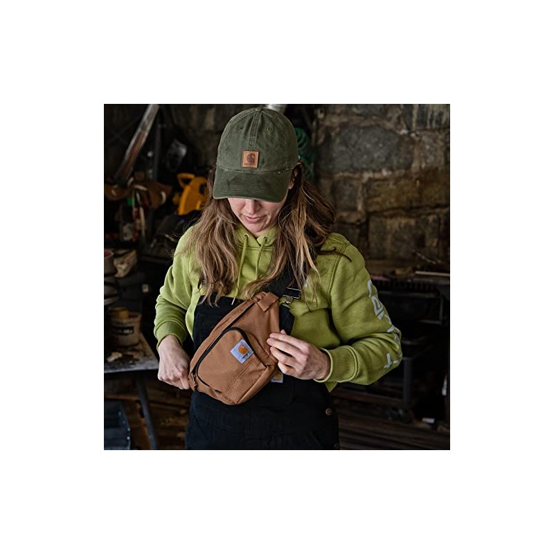 Carhartt Adjustable Waist, Durable, Water Resistant Hip Pack, Gray, One