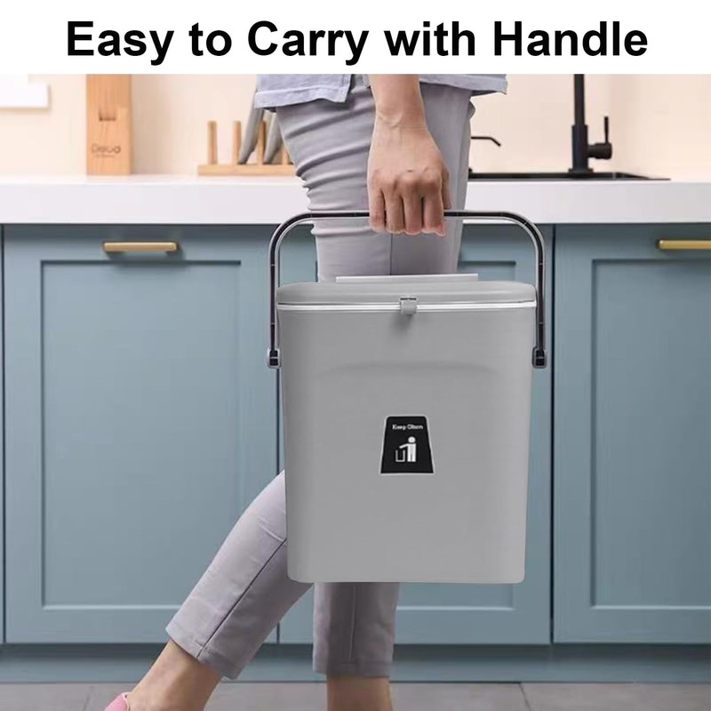 LALASTAR Kitchen Compost Bin for Countertop or Under Sink, Hanging