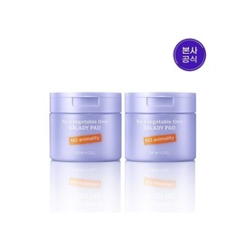 [1+1] Vegan Certified Vegetarian Toner Pad Salad Pad 70 Sheets 2 Pieces / [1+1] 비건인증 채식토너패드 샐러디패드 70매 2개입
