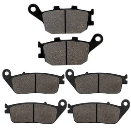 Cnornus Front and Rear Brake Pads for Honda CB 600 F Hornet 600 2000-2012 CBF600 2004-2006 CBR 600 F 1995-1998 CBF1000 Non ABS 2006-2015
