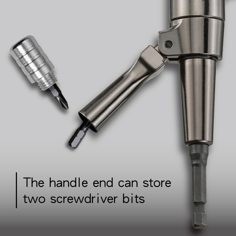 KESI Tool 1/4" Dr Impact Right Angle Drill Attachment, Right