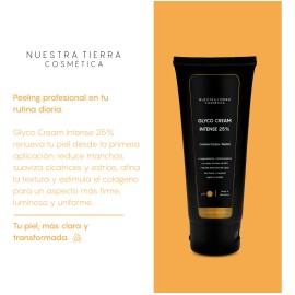 Crema Acido Glicolico 25% Peeling Intensivo Manchas/estrías Momento de aplicación Noche Tipo de piel Todo tipo de piel