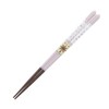 Ishida Chopsticks Dishwasher-Safe Pastel Flowers (Flower Pattern), Wooden (Natural Wood),