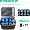Tiblue Insulated Lunch Bag for Women/Men, Reusable Lunch Box for