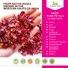 Organic Veda Dried Rose Petals, 4 oz - 100% Organic