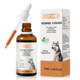Kennel Cough Treatment, UKNM Kennel Cough Drops for Dogs,Natural Cough Supplement for Dogs,Herbal Kennel Cough Drops for All Breeds & Size