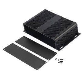 Printed Circuit Board Instrument Aluminum Cooling Box DIY Electronic Project Enclosure Case