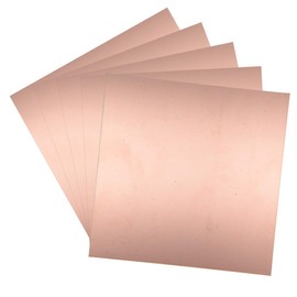 sourcing map Double-Sided Copper Clad Laminate PCB Circuit Board, FR4 200x200mm 7.87x7.87 inch, 1.5mm Thickness DIY Prototyping PCB Board, Name Board, 5pcs