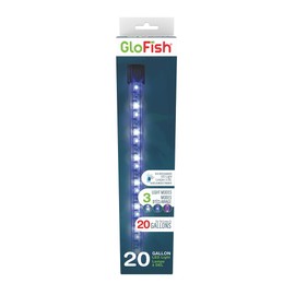 GloFish 10 Inch LED Light Stick - White, Blue and, Magenta Aquarium Lights - Tank Sizes Up to 20 Gallons