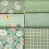 Gnognauq 6Pcs 18 x 22 Inches Floral Cotton Fabric Fat