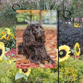 BlueViper Handsome Dog Boykin Spaniel Garden Flag Banner 12 x 18 Inch Decorative Garden Flag for Outdoor Lawn and Garden Home Décor Double-Sided