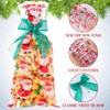 Yoojahow 50 Pcs Christmas Treat Bags with 50 Pcs Twist