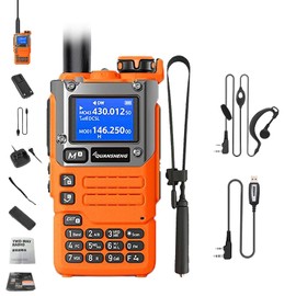 Quansheng UV-K5(8) Radio USB-C Charging Cable Two Way Radio Long Range with NOAA for Adults 5W U/V Dual Band DTMF AM FM Walkie Talkie with Tactical Antenna Kit