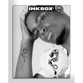 Inkbox Temporary Tattoos, Semi-Permanent Tattoo, One Premium Easy Long Lasting, Waterproof Temp Tattoo with For Now Ink - Lasts 1-2 Weeks, Dragon Tattoo, 5 x 2 in, Dragonaut