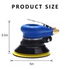 Air Random Obrital Sander 5" Dual Action Palm Sander, Hook