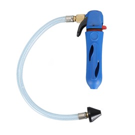 Threaded Drain Gun Efficient Versatile CO2 Cartridge Drain Gun Blaster Cleaner with Flexible Hose for AC Condensate Line Blue