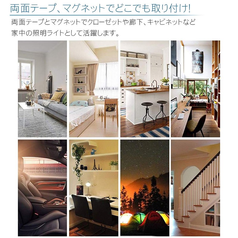 PR-LUMINOUS-BK Indoor Light, LED Light, Reading Light, Multi-purpose, USB Charging,