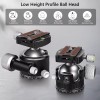 ARTCISE 44mm Low Profile Ball Head All Metal CNC Tripod