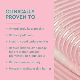 BYOMA De-Puff + Brighten Eye Gel - Lightweight Gel Eye Cream for Dark Circles, Puffiness & Wrinkles - Under Eye Cream With Hyaluronic Acid & Vitamin C