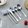 Evanda Portable Utensils, Travel Camping Cutlery Set, Stainless Steel Flatware