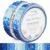 Craftido-18 Options-100% Cotton Jelly Roll Fabric Precut Strips for Quilting,
