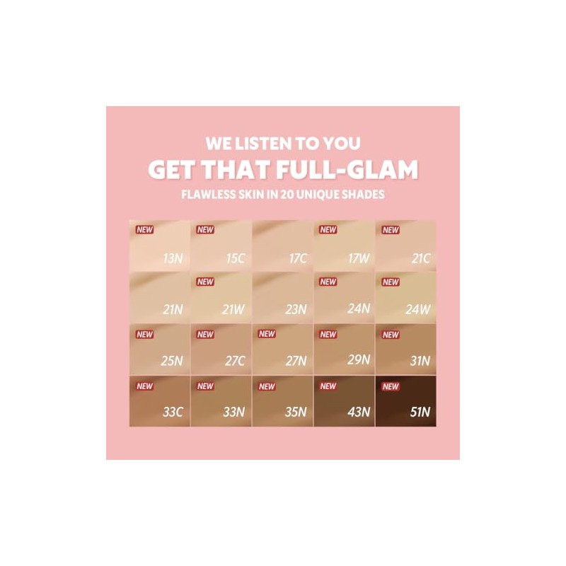 Tirtir Mask Fit All Cover Pink Cushion Foundation High Coverage