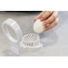 KitchenCraft Egg Slicer, Multifunctional Egg Cutter, Plastic with Stainless Steel