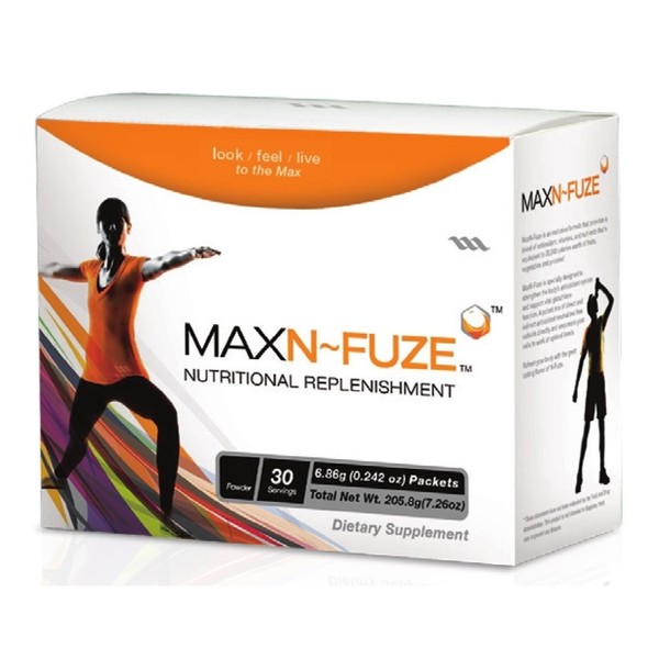 Max N-Fuze, Nutritional Replenishment, 30 Packets (0.24 Ounce), 30 Servings